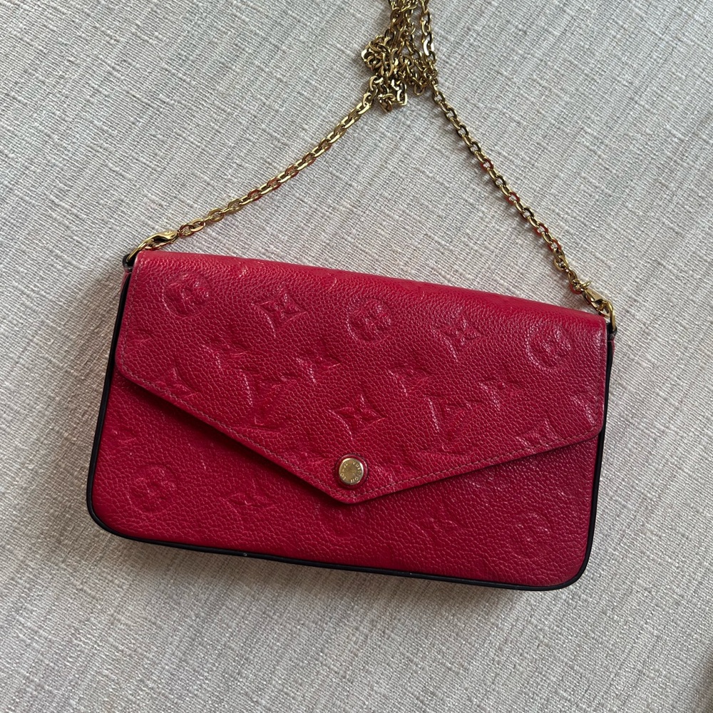 Authentic Louis Vuitton Félicie Pochette Used